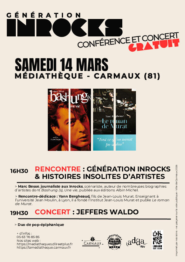 Publication: Génération inrocks : rencontre dédicace concert