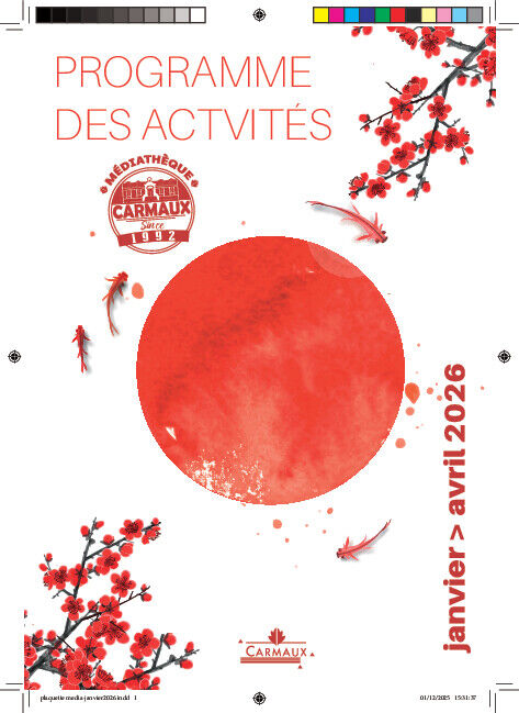 Publication: Médiathèque - événements janvier > avril 2026