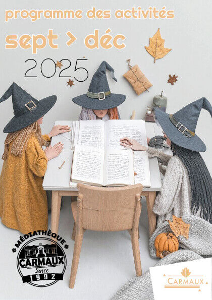 Publication: Médiathèque - événements septembre > décembre 2025